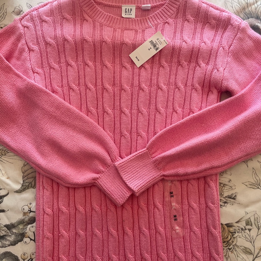 GAP Kids Girls 100% Cotton Cable Knit Sweater Dress